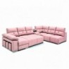 Sofá King Luxury V5 c/ Cama (160x380x245)