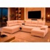 Sofá Canto c/ cama New York Multimédia V1 (150x415x200cm)