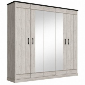 Roupeiro ANKA com 5 portas de bater (220x213x55)