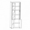 Cristaleira KABI com 4 portas (79x221x35)