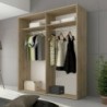 Roupeiro LARA com 2 portas de correr (180x208x55)