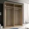 Roupeiro LARA com 2 portas de correr (180x208x55)