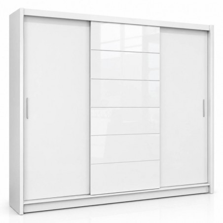 Roupeiro MALIBU com 3 portas de correr (250x215x61)