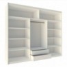 Roupeiro MALIBU com 3 portas de correr (250x215x61)