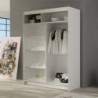 Roupeiro MIAMI I com 2 portas de correr e LED (120x200x58)