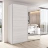 Roupeiro GALAXY com 2 portas de correr e espelho (200X210X61)