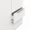 Roupeiro GHOST com 3 portas de bater e 2 gavetas (127,6x203x51,4)