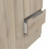 Roupeiro GHOST com 3 portas de bater e 2 gavetas (127,6x203x51,4)