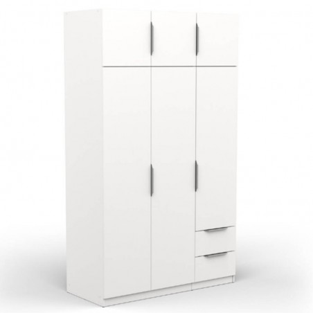 Roupeiro GHOST com 6 portas de bater e 2 gavetas (119,4x203x51,1)
