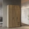Roupeiro GHOST com 6 portas de bater e 2 gavetas (119,4x203x51,1)