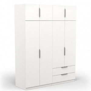 Roupeiro GHOST com 8 portas de bater e 2 gavetas (157,3x203x51,1)