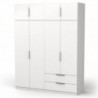 Roupeiro GHOST com 8 portas de bater e 2 gavetas (157,3x203x51,1)