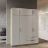 Roupeiro GHOST com 8 portas de bater e 2 gavetas (157,3x203x51,1)