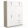 Roupeiro GHOST com 8 portas de bater e 2 gavetas (157,3x203x51,1)