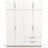 Roupeiro GHOST com 8 portas de bater e 2 gavetas (157,3x203x51,1)
