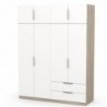 Roupeiro GHOST com 8 portas de bater e 2 gavetas (157,3x203x51,1)