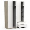 Roupeiro GHOST com 8 portas de bater e 2 gavetas (157,3x203x51,1)