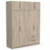 Roupeiro GHOST com 8 portas de bater e 2 gavetas (157,3x203x51,1)