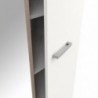Roupeiro WATSON com 3 portas de bater e espelho (133,5x191,5x51,4)