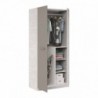 Roupeiro ARES PLUS juvenil com 2 portas de bater (90x200x52)