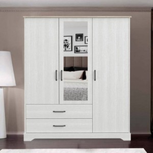 Roupeiro 3 Portas de Bater + 2 Gavetas Cottage Roupeiro 3 Portas de Bater + 2 Gavetas Cottage