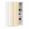 Roupeiro HEVA com 2 portas de correr (140x203x64)
