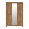 Roupeiro GERMAN com 3 portas de bater e espelho (167,5x220x56)
