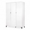 Roupeiro MIA com 3 portas de bater (137x191x52)
