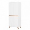 Roupeiro GRAKODA com 2 portas de bater (80x197x52)