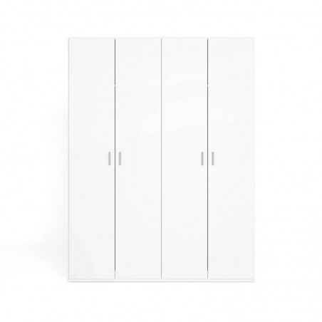 Roupeiro RIVER com 4 portas de bater (197,5x150,4x52,6)