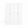 Roupeiro RIVER com 4 portas de bater (197,5x150,4x52,6)