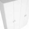 Roupeiro RIVER com 4 portas de bater (197,5x150,4x52,6)