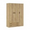 Roupeiro RAPID com 3 portas e 2 gavetas (149x208x51)