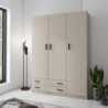Roupeiro RAPID com 3 portas e 2 gavetas (149x208x51)
