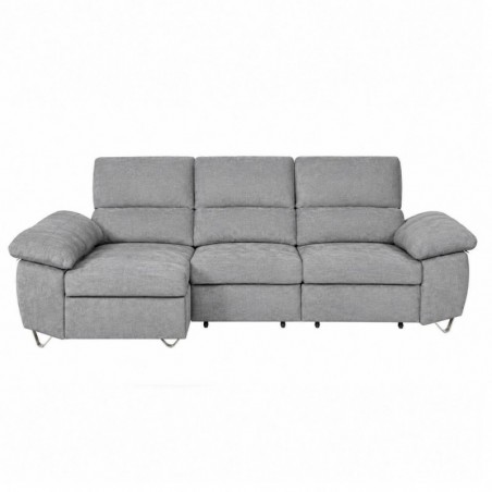 Sofá chaise long ABAD com cama e baú (265x105x104)