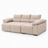 Sofá chaise long BEATRIZ com cama e baú (280x100x100)