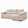 Sofá chaise long BEATRIZ com cama e baú (280x100x100)
