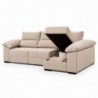 Sofá chaise long BEATRIZ com cama e baú (280x100x100)