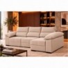 Sofá chaise long BEATRIZ com cama e baú (280x100x100)