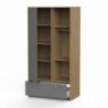 Roupeiro GABIN com 1 porta de bater e 1 gaveta (90x177x50)