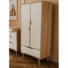 Roupeiro SOFIE com 2 portas de bater e 1 gaveta (180x60x50)