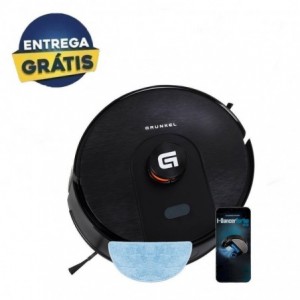 Robô Aspirador Grunkel I-DANCETURBOLASER c/ Navegação e Wi-fi