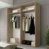 Roupeiro PRIEGO com 2 portas de correr (180X207,6X55)