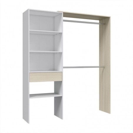 Armário closet DRESS com 1 gaveta (158x187x40)