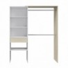 Armário closet DRESS com 1 gaveta (158x187x40)