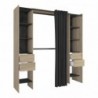 Armário closet DANA com 4 gavetas (189,70x200,30x50)