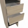 Armário closet DANA com 4 gavetas (189,70x200,30x50)