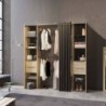 Armário closet DANA com 4 gavetas (189,70x200,30x50)