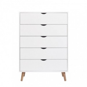 Cómoda 5 Gavetas Fiano