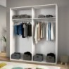 Roupeiro CABRA com 2 portas de correr (180x207,6x55)